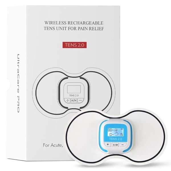 UltraCare PRO Tens 2.0 Wireless Tens Machine For Physiotherapy Massager|10 Modes 25 Intensity Levels|Rechargeable|Tens Unit|Tens Device|Tens Machine|Muscle/Nerve Stimulator For Pain Relief