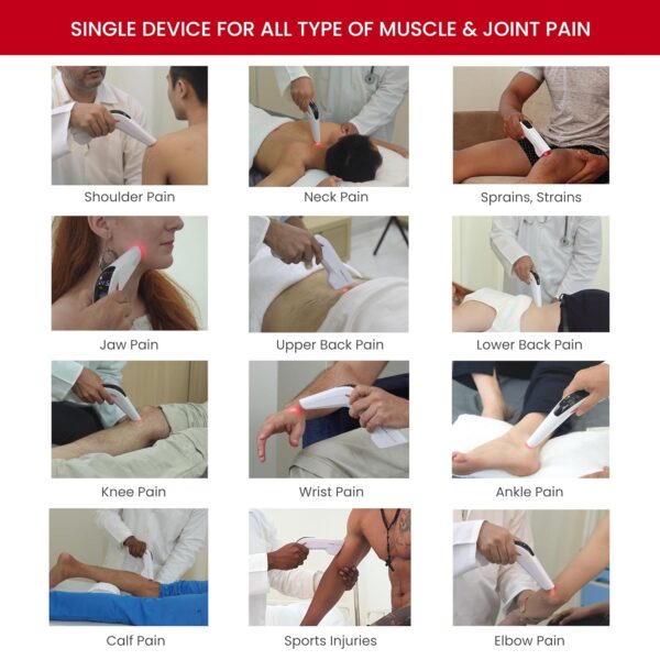 Advino CuraLaser - World's First & Only FDA Approved Pain Relief Device with AGTP laser & Nano-molecular biostimulation to Cure Back, Knee, Leg & all other Joint & Muscle Pain without Any Side Effects - Image 9