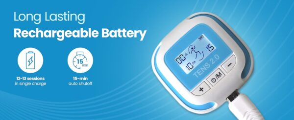 UltraCare PRO Tens 2.0 Wireless Tens Machine For Physiotherapy Massager|10 Modes 25 Intensity Levels|Rechargeable|Tens Unit|Tens Device|Tens Machine|Muscle/Nerve Stimulator For Pain Relief - Image 8