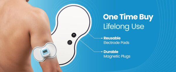 UltraCare PRO Tens 2.0 Wireless Tens Machine For Physiotherapy Massager|10 Modes 25 Intensity Levels|Rechargeable|Tens Unit|Tens Device|Tens Machine|Muscle/Nerve Stimulator For Pain Relief - Image 6